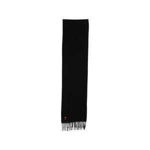 Ami Paris Men Ami De Coeur Wool Scarf